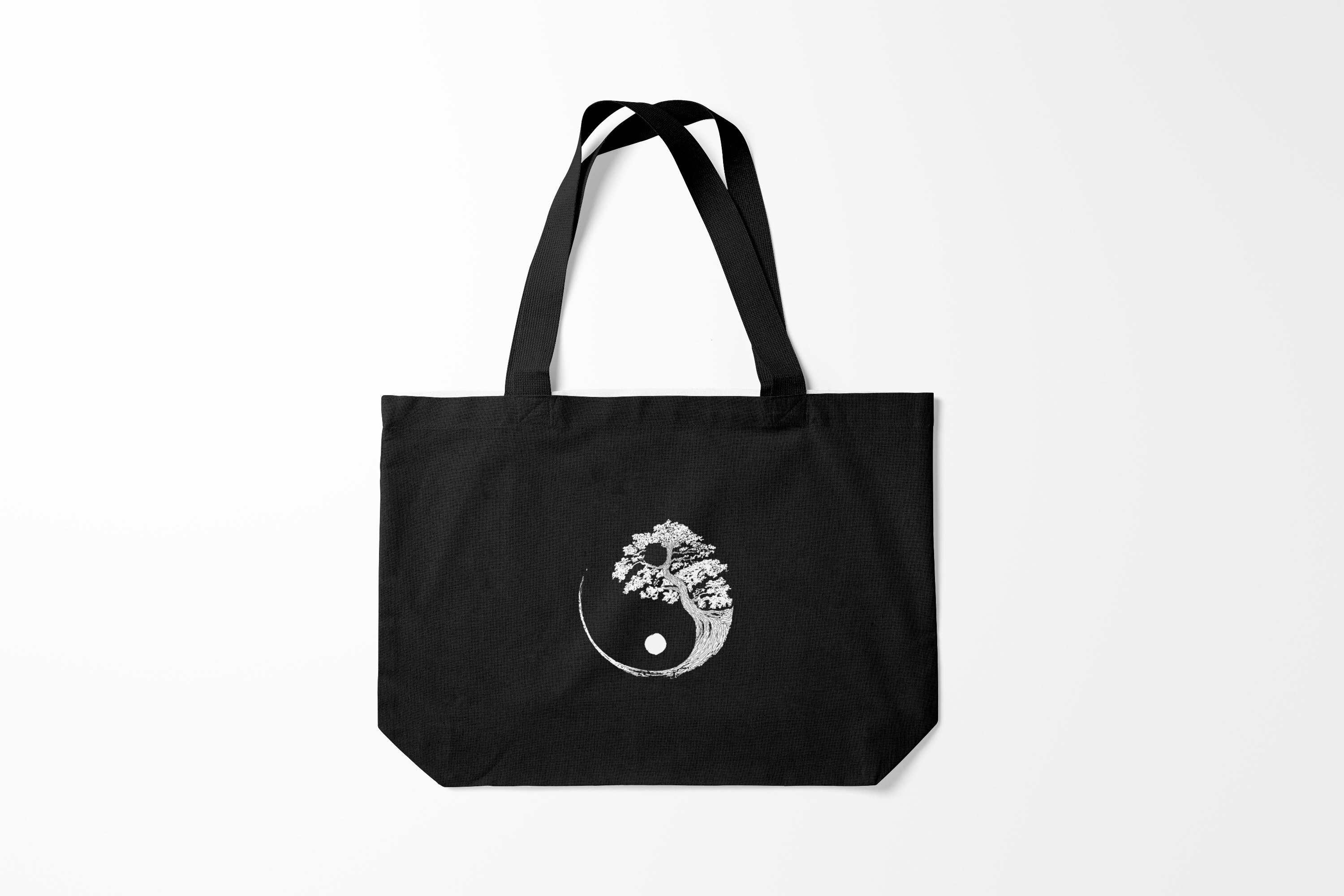 

Сумка шoппер унисекс Burnettie Эзотерика Yin and Yang. Bonsai Tree, черный, Эзотерика Yin and Yang. Bonsai Tree