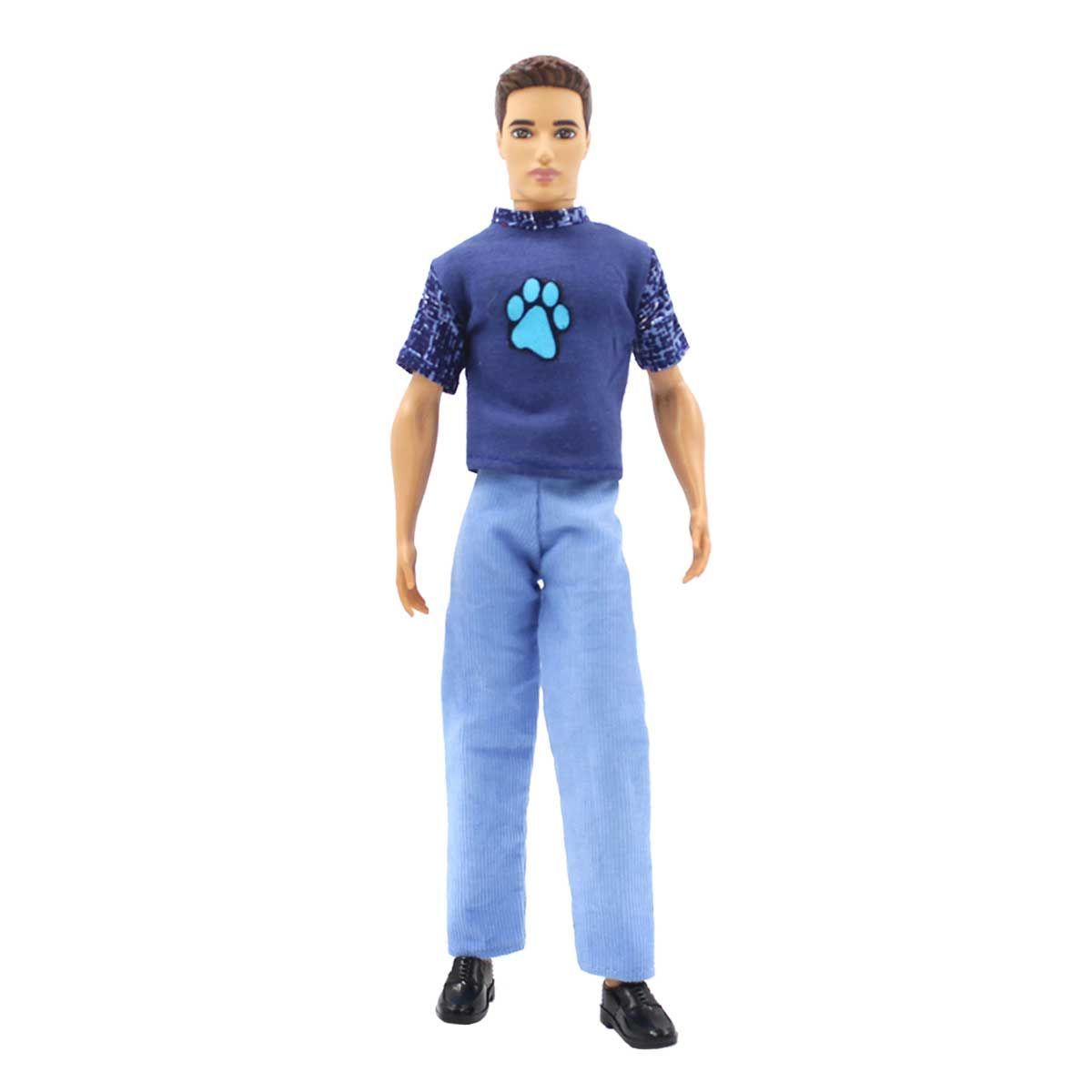 

Одежда Dolls Accessories для Кена и кукол мальчиков 30 см Его след, Разноцветный