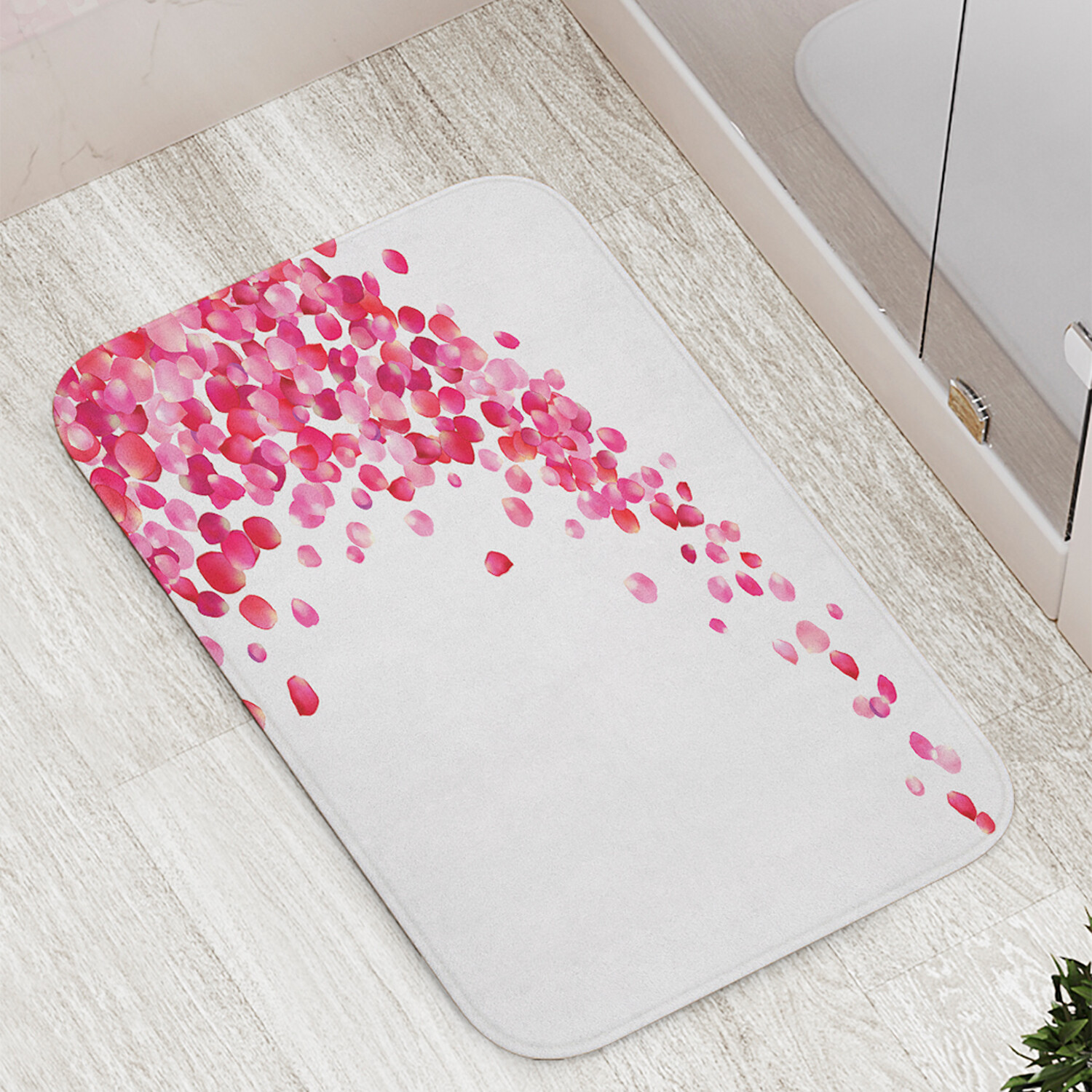 

Коврик противоскользящий JoyArty "Дорожка из лепестков" для ванной сауны,бассейна,77х52см, Дорожка из лепестков