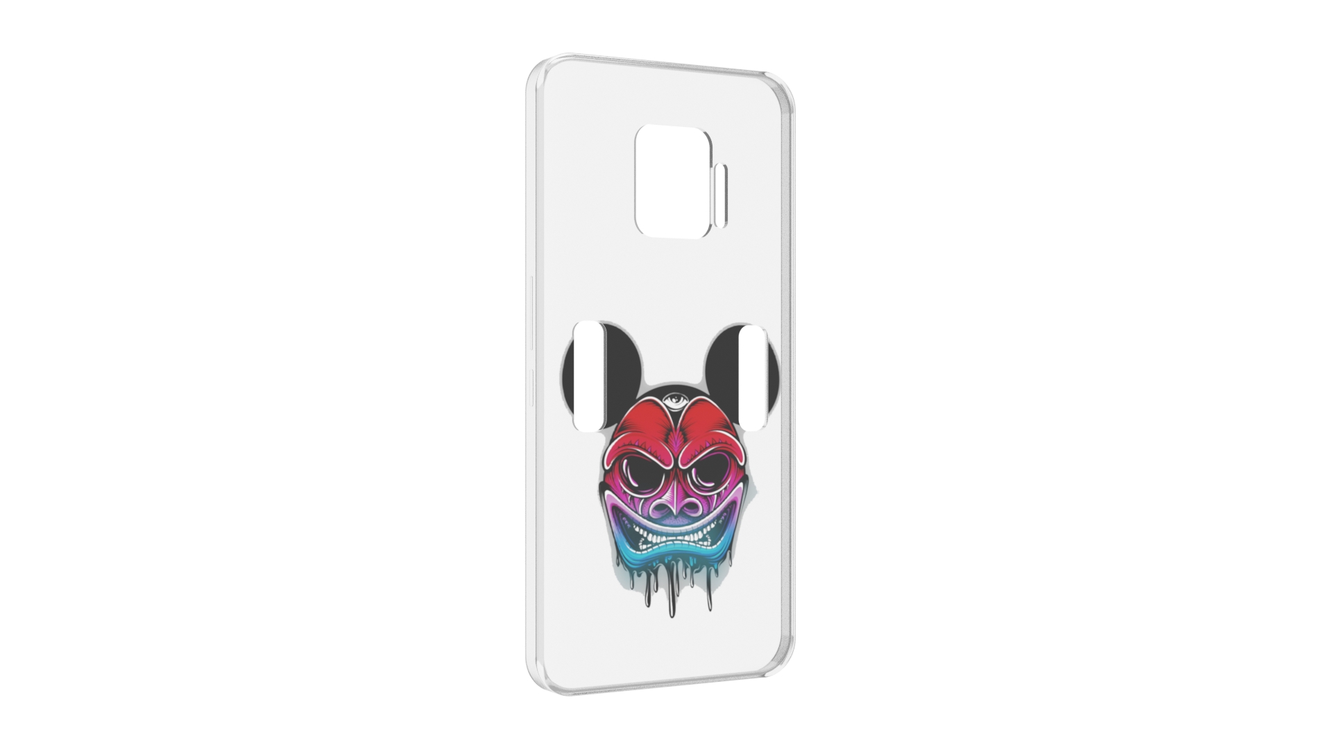 

Чехол MyPads микки в маске для ZTE Nubia Red Magic 7 Pro, Прозрачный, Tocco