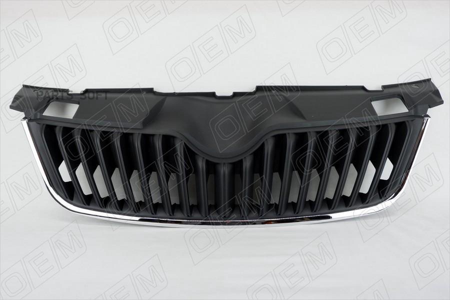 

Решетка радиатора Skoda Fabia 2 5J 2010-2014, под накладку 1шт