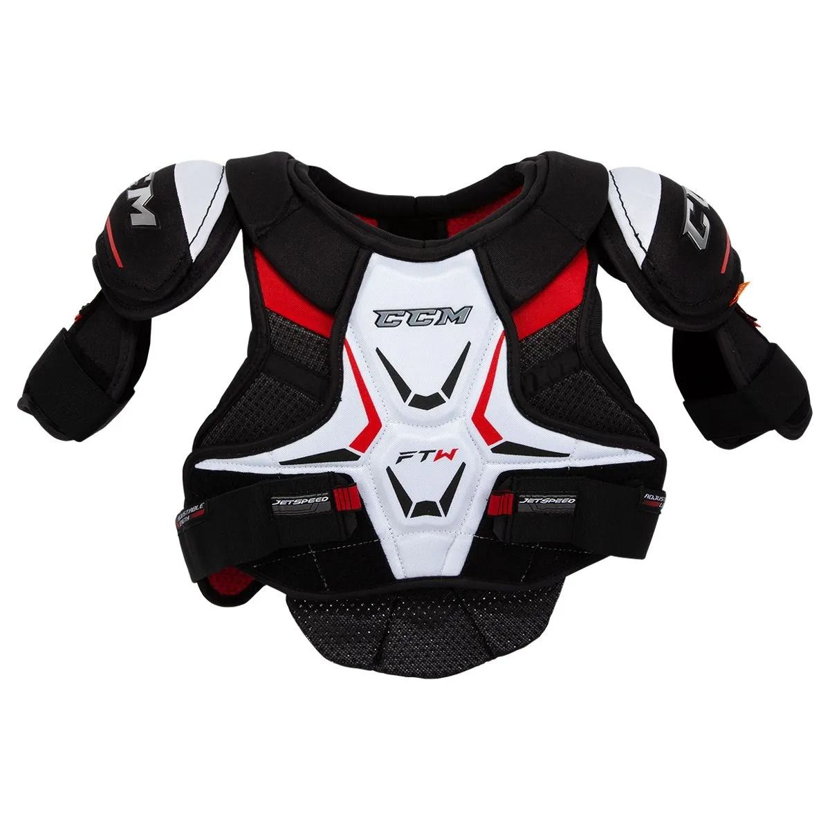 

ССМ Нагрудник SP JETSPEED WOMEN SHOULDER PADS SR, M, Черный;белый;красный, Нагрудник SP JETSPEED WOMEN SHOULDER PADS SR