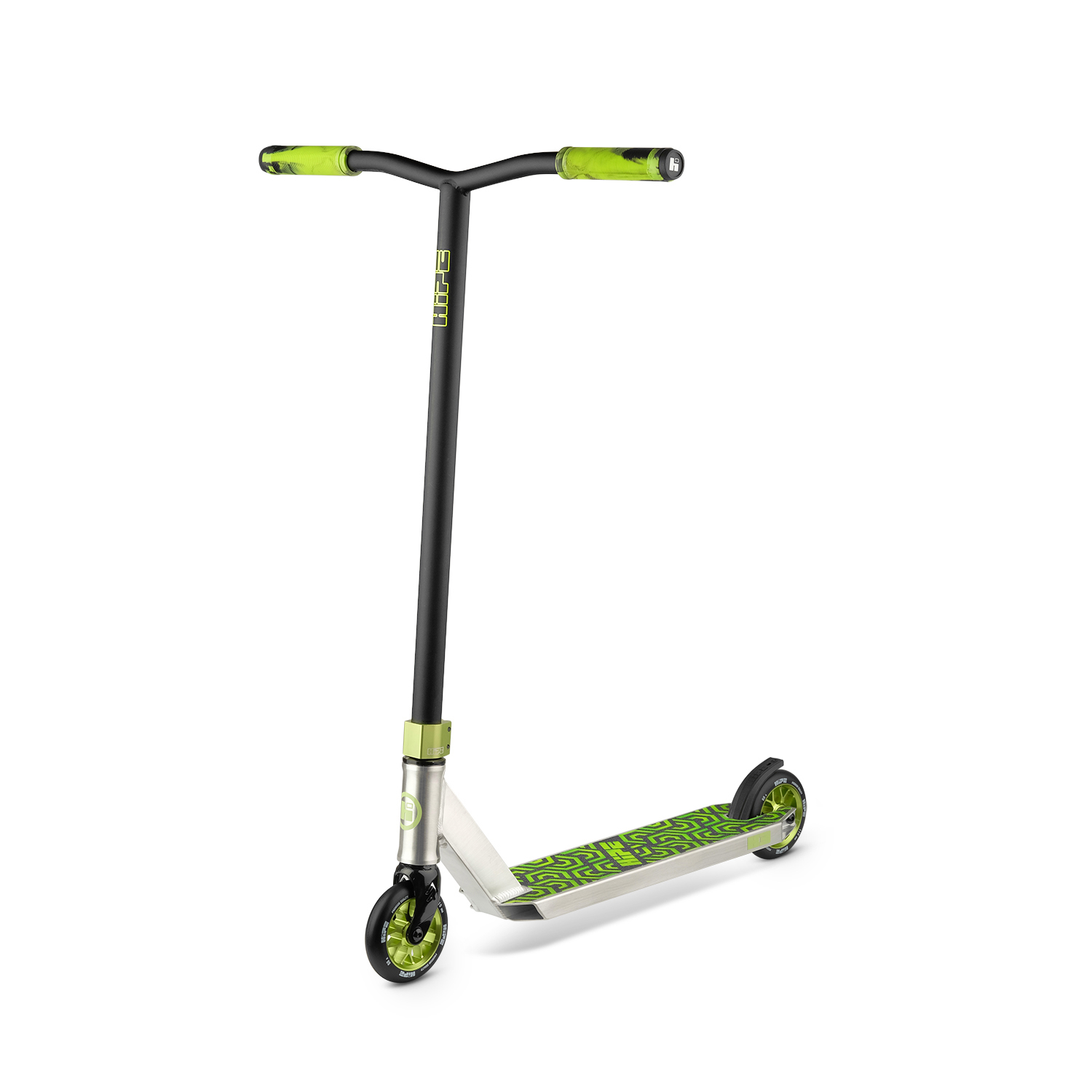 

Самокат Hipe H3 Raw/green, Черный;зеленый