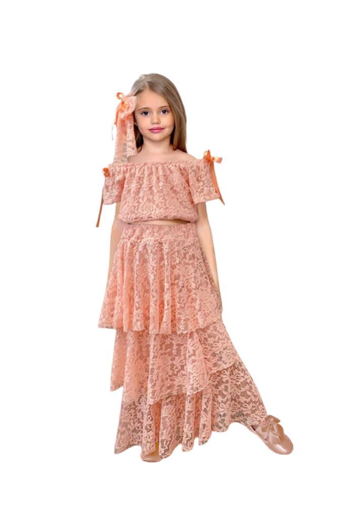 

Костюм с юбкой Riccotarz 2222106001 пудровый 3-4 лет (доставка из-за рубежа), 2222106001