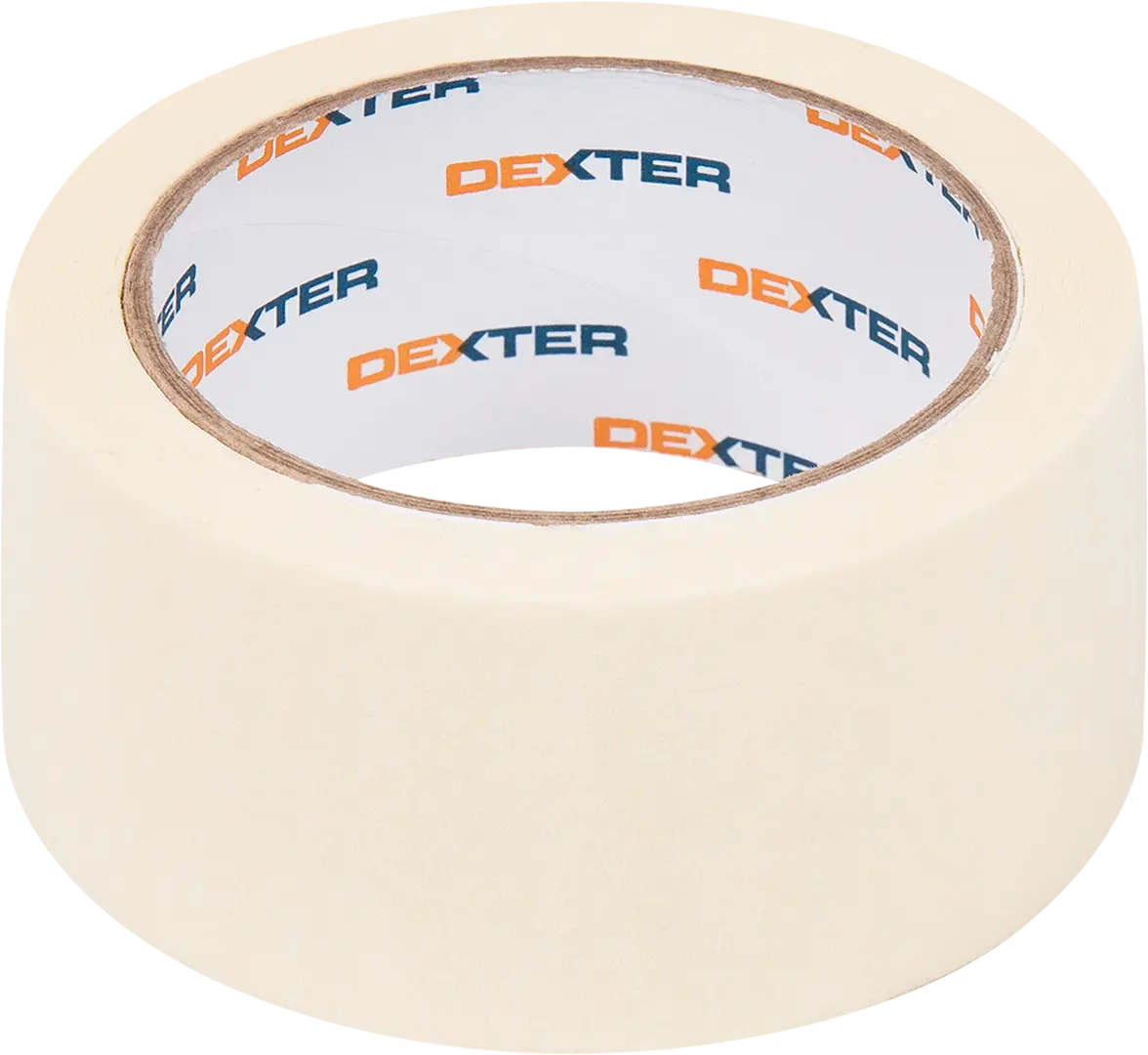Лента малярная Dexter 48 мм x 25 м лента малярная dexter для внутренних работ 25 мм х 25 м
