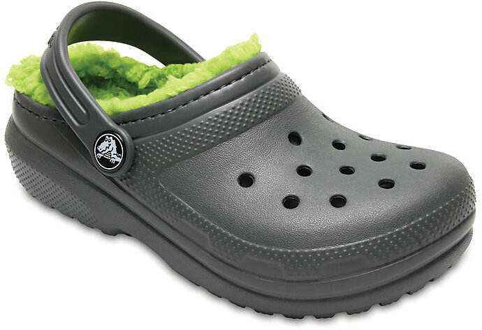 

Сабо Crocs Classic Lined Clog K 203506-0DF Серый C6, Classic Lined Clog K