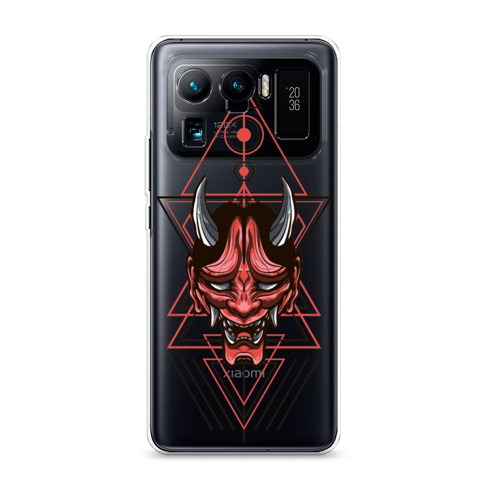 

Чехол на Xiaomi Mi 11 Ultra "Hanya Oni mask", Серый;красный;черный, 310450-4