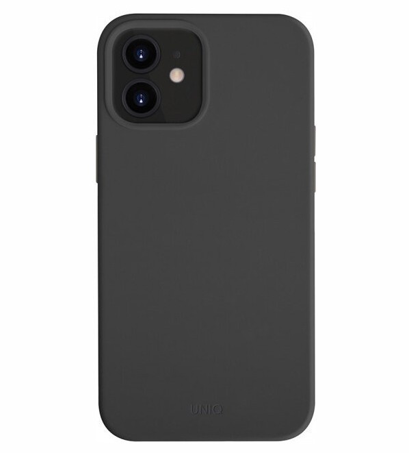 фото Чехол uniq lino antimicrobial iphone 12 mini черный