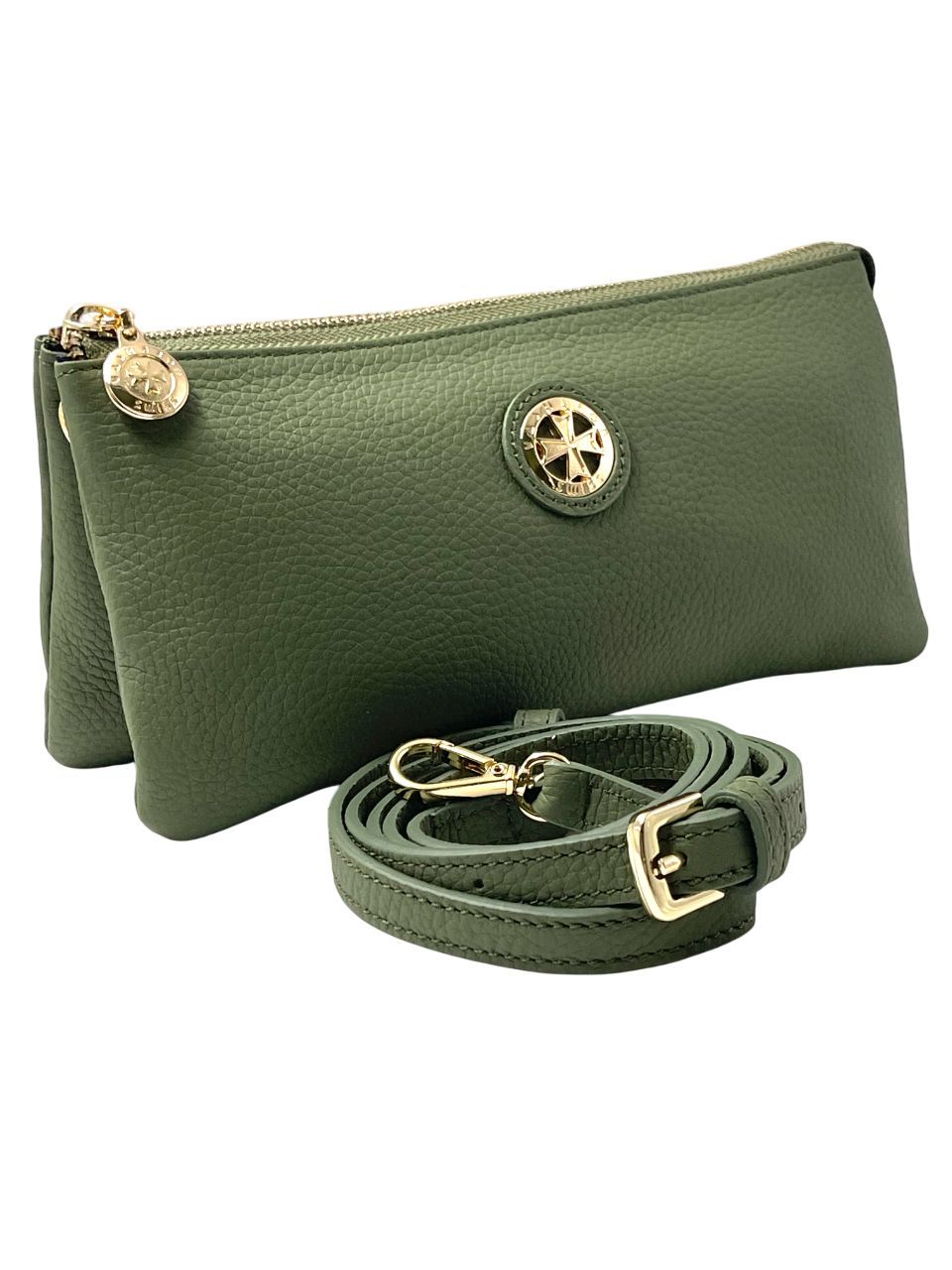 

Сумка кросс-боди женская Narvin 9951, polo khaki, Зеленый, 9951