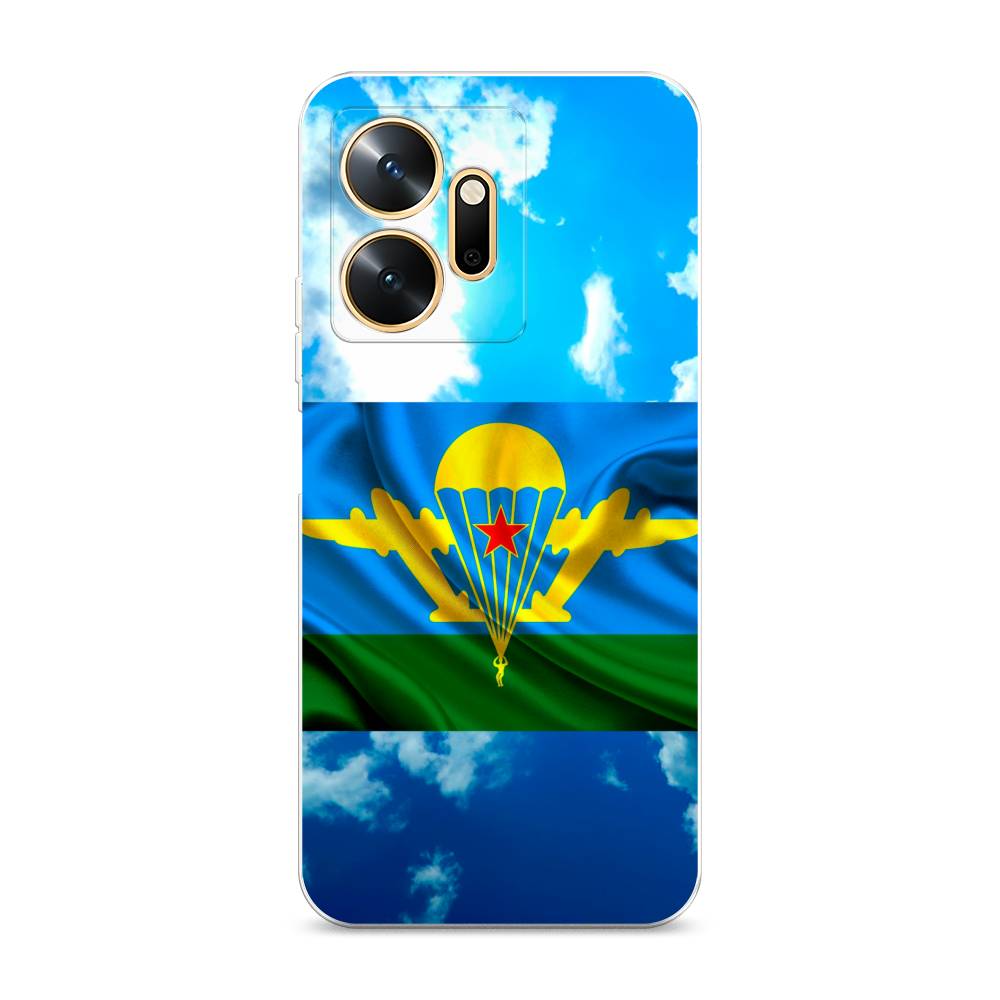 

Чехол Awog на Infinix Zero 20 / Инфиникс Зеро 20 "ВДВ флаг в небесах", Синий;зеленый;желтый