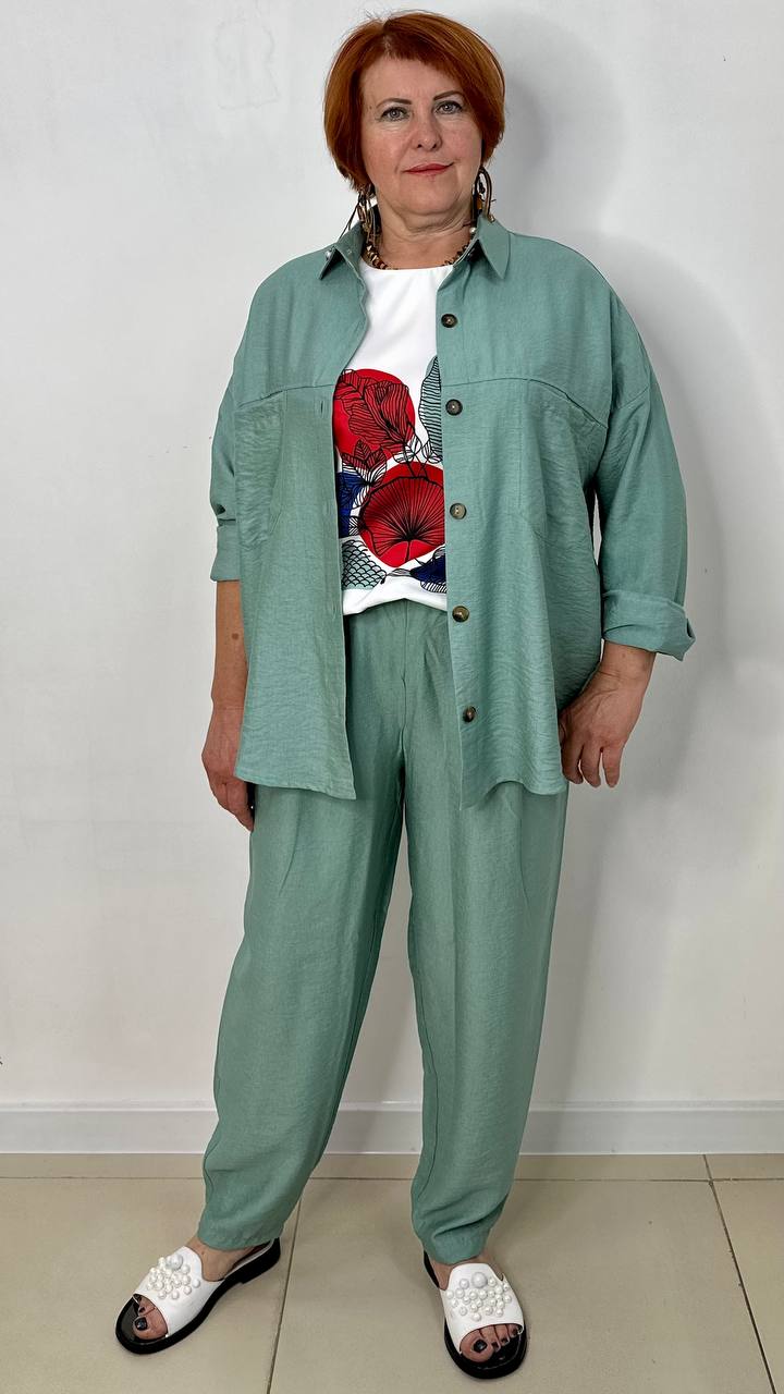 

Костюм женский Fashion 831 зеленый 54 RU, 831
