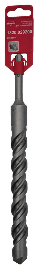 

Бур по бетону SDS-plus (25х260 мм) Elitech 1820.029200