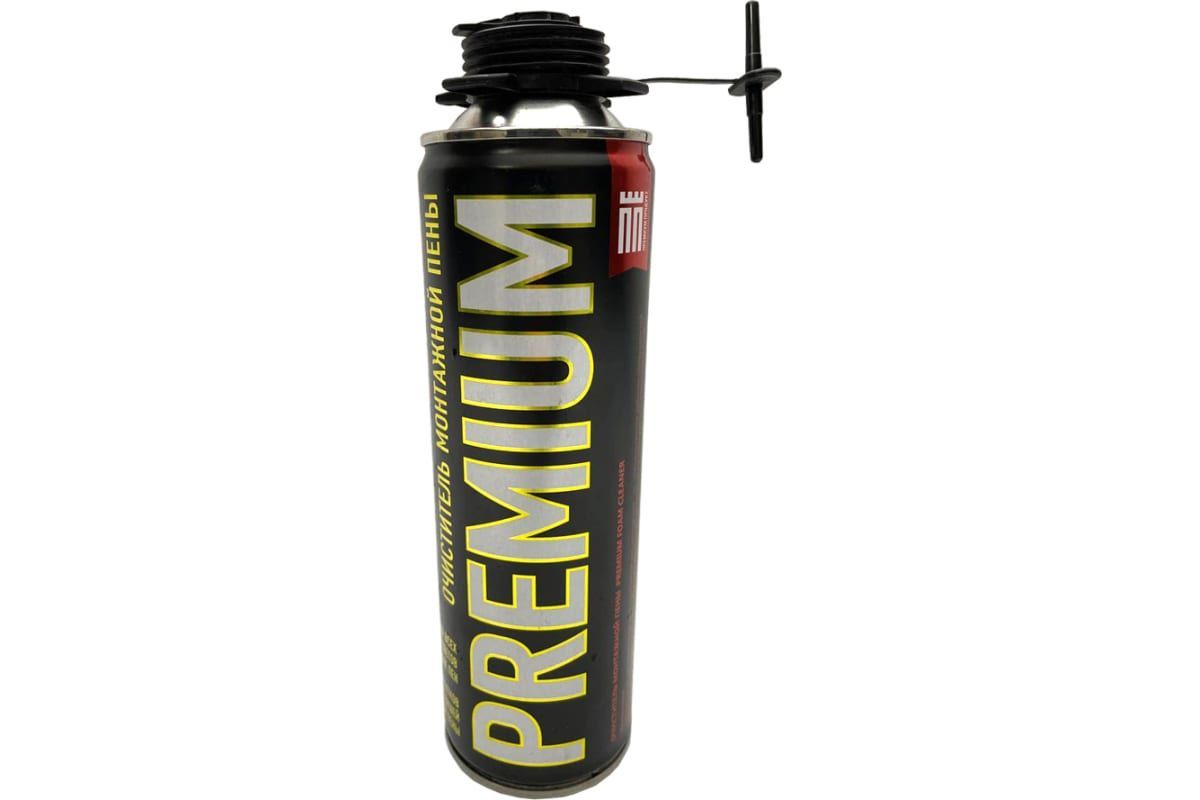

Очиститель монтажной пены PREMIUM 650мл 12шт, 00003