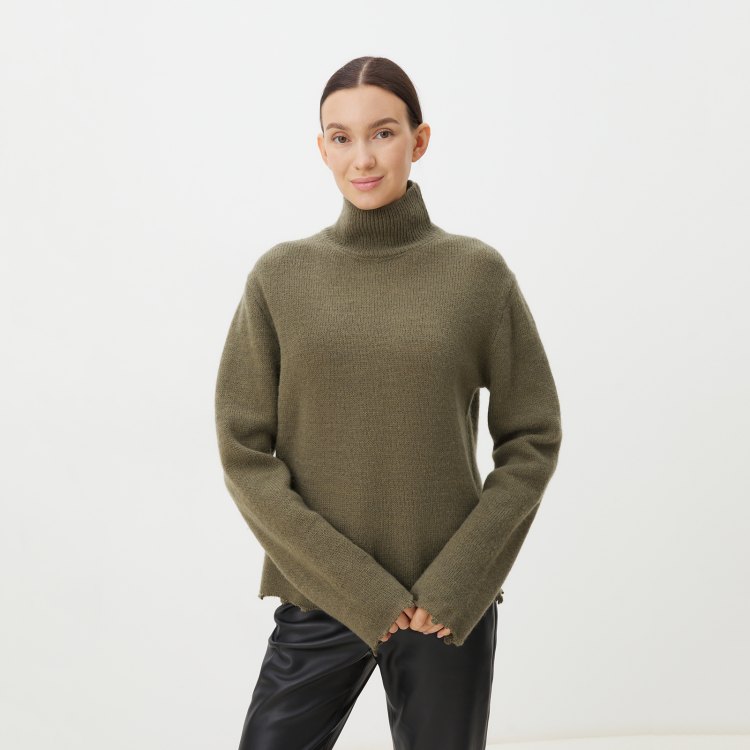 

Свитер женский Maison David 2024-014 зеленый S, 2024-014