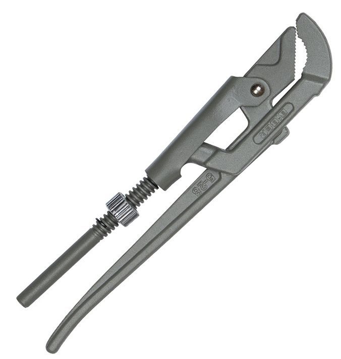 BIBER 90154 Ключ трубный 3/4 250мм 45 градусов