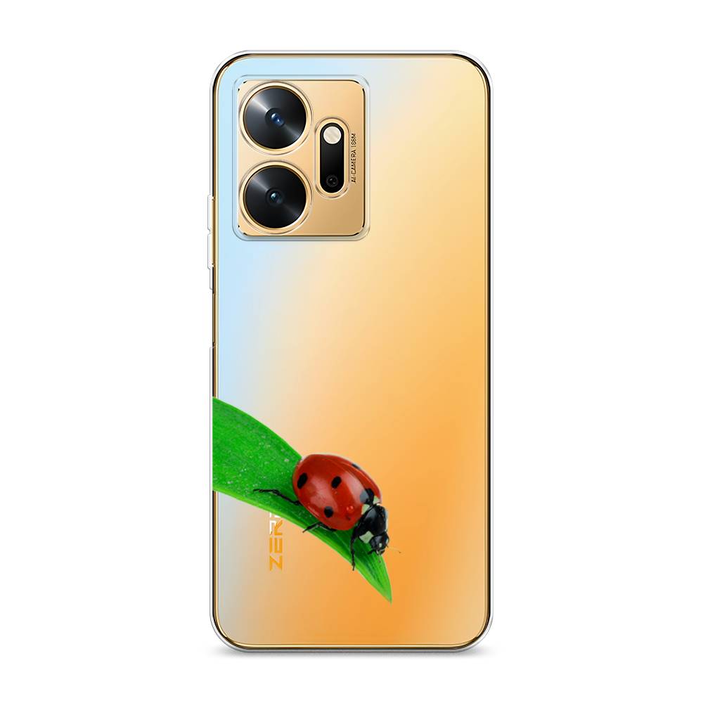 

Чехол Awog на Infinix Zero 20 / Инфиникс Зеро 20 "На счастье", Белый;красный;зеленый