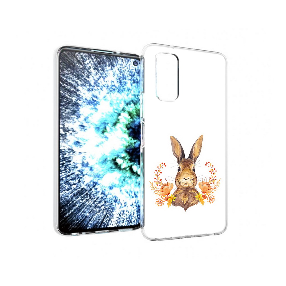 

Чехол MyPads Tocco для Vivo IQOO Neo 3 зайка в цветах (PT157205.400.349), Прозрачный, Tocco