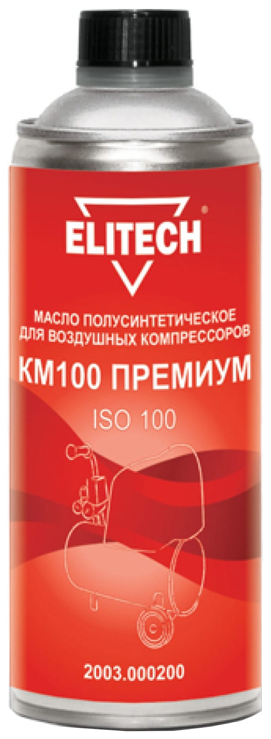 Масло полусинтетическое Премиум (0.45 л) для воздушных компрессоров Elitech 2003.000200