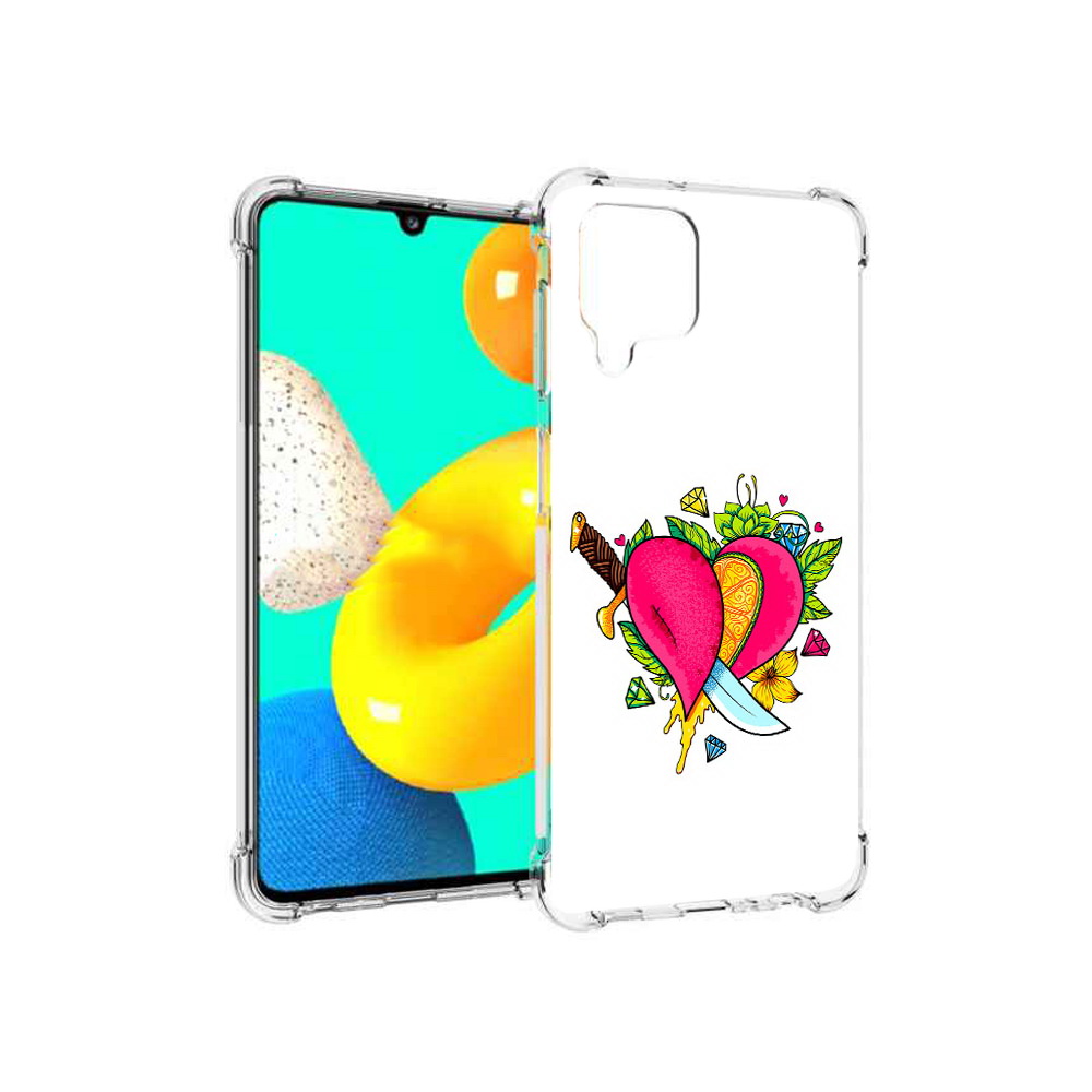 Чехол MyPads Tocco для Samsung Galaxy M22 Фруктовое сердце (PT226931.524.188)