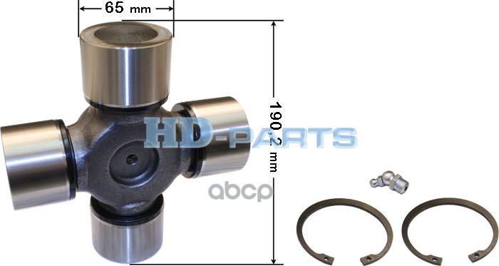 

306060 Крестовина Кардана С Масленкой 65X190 Scania P600/602 HD-parts 306060