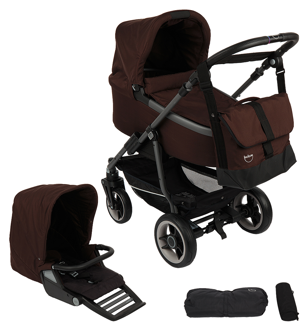 

Коляска 2 в 1 Teutonia Fun WHL3, cafe