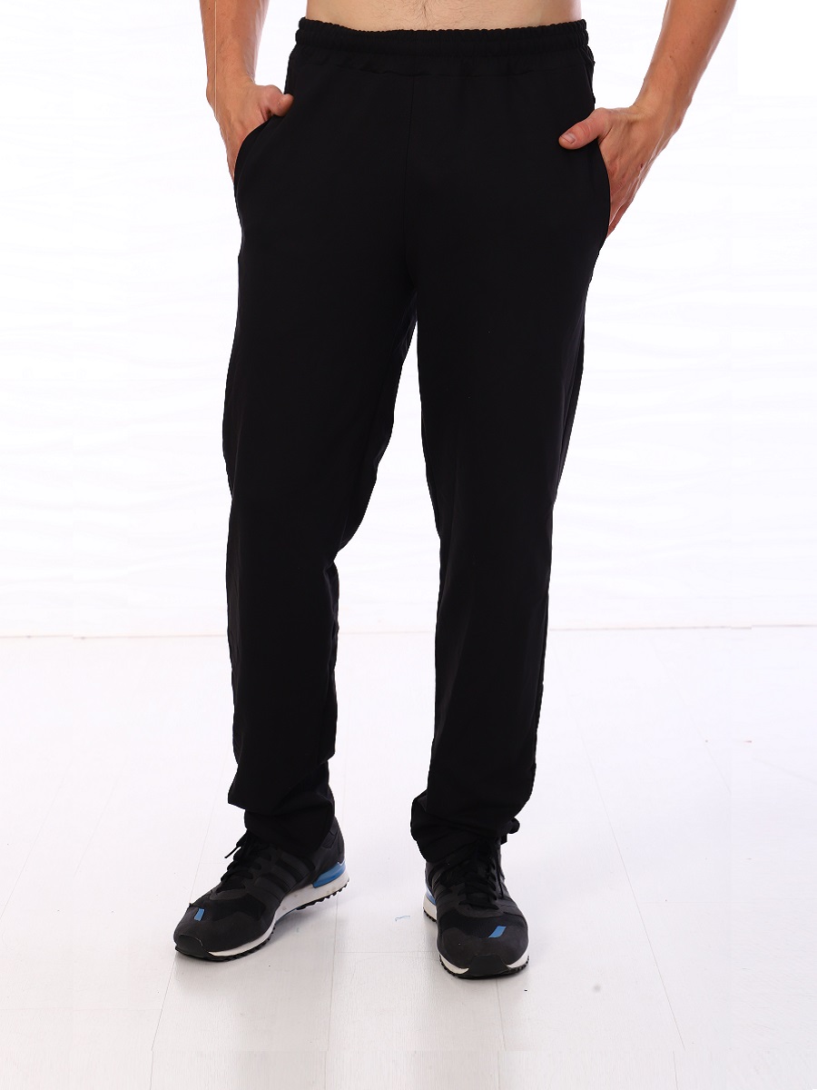 Спортивные брюки мужские ИвГрадТрикотаж Б165 Man черные 48 RU