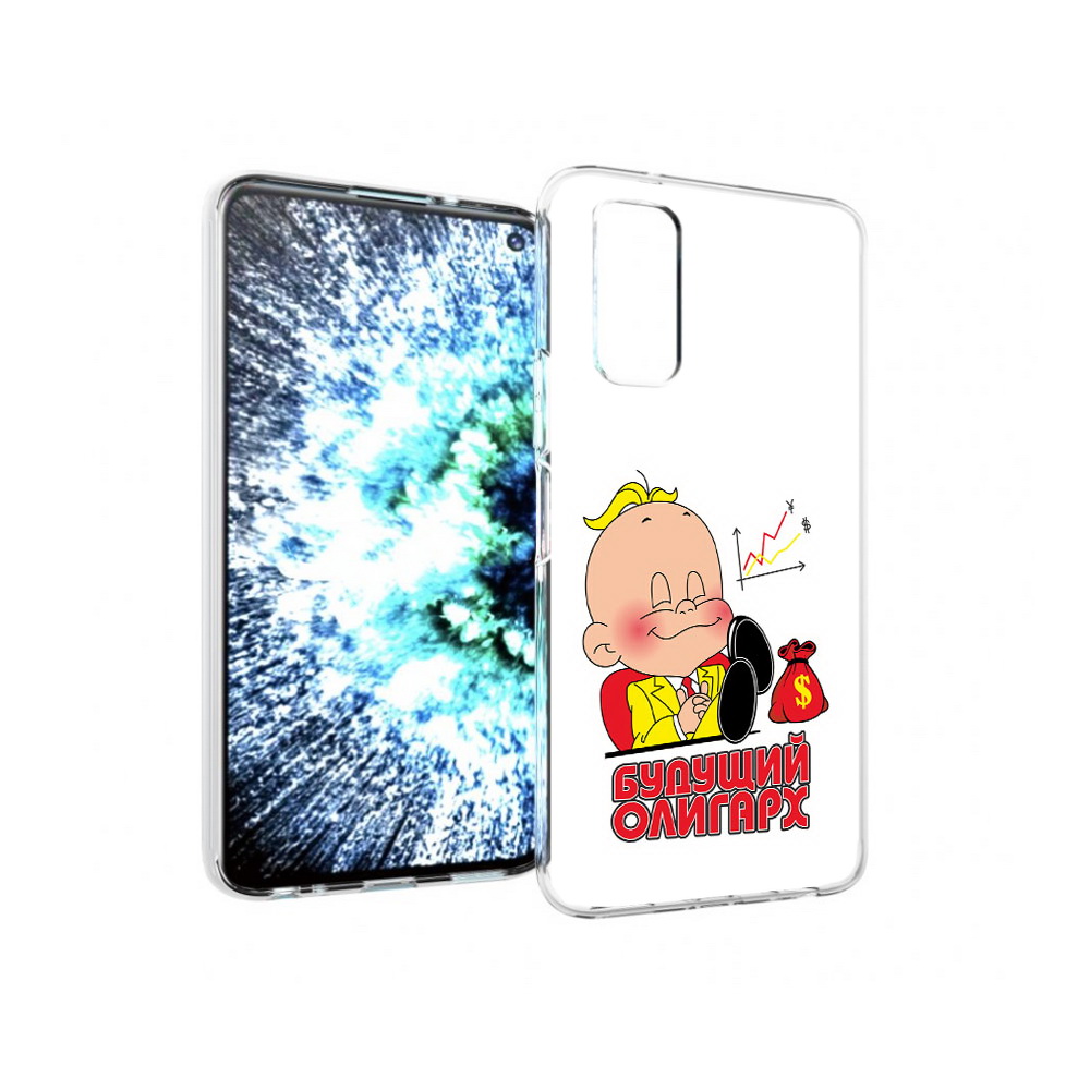 

Чехол MyPads Tocco для Vivo IQOO Neo 3 Будущий олигарх (PT157205.400.37), Прозрачный, Tocco
