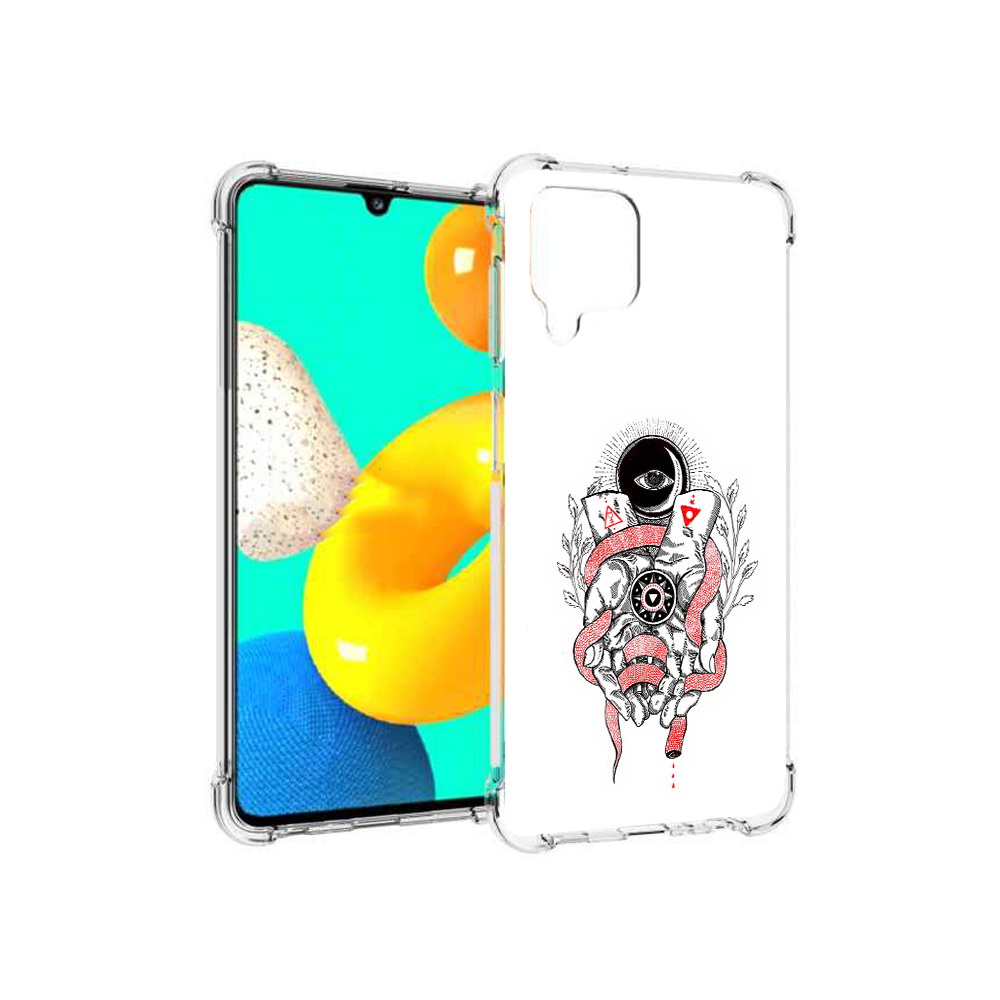 

Чехол MyPads Tocco для Samsung Galaxy M22 абстрация связанные руки (PT226931.524.213), Прозрачный, Tocco
