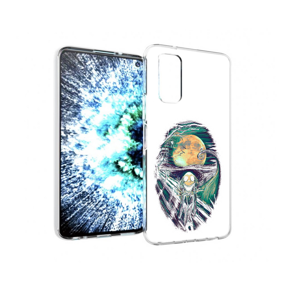 

Чехол MyPads Tocco для Vivo IQOO Neo 3 зубастое существо абстракция (PT157205.400.370), Прозрачный, Tocco