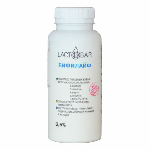

Бифилайф Lactobar 2,5% 230 г