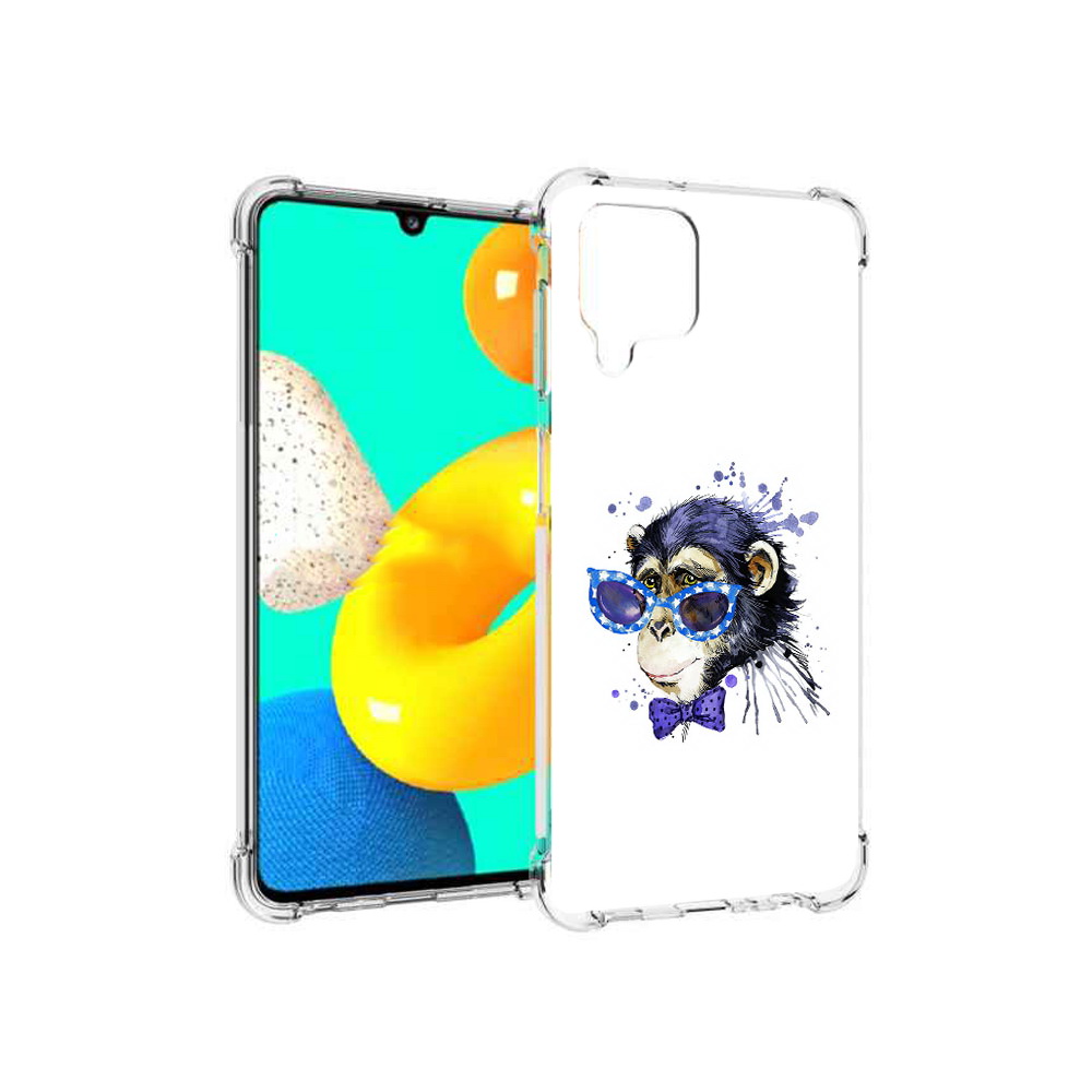 

Чехол MyPads Tocco для Samsung Galaxy M22 акварельная обезьяна (PT226931.524.216), Прозрачный, Tocco