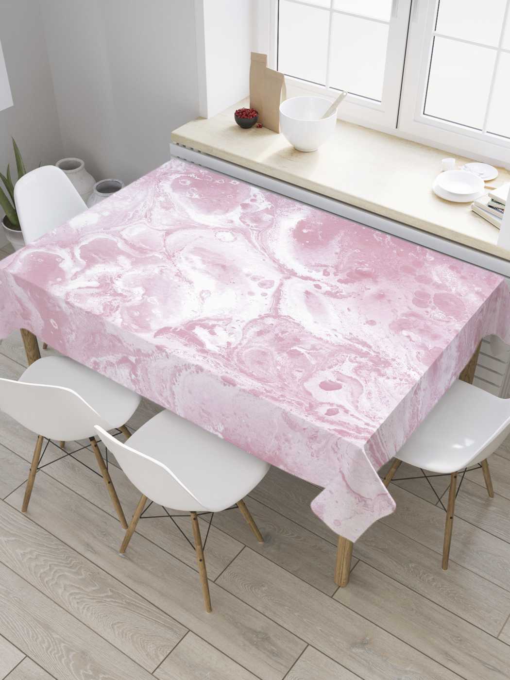 

Скатерть прямоугольная JoyArty "Космическое размытие" из оксфорда, 120x145 см, Розовый, Космическое размытие