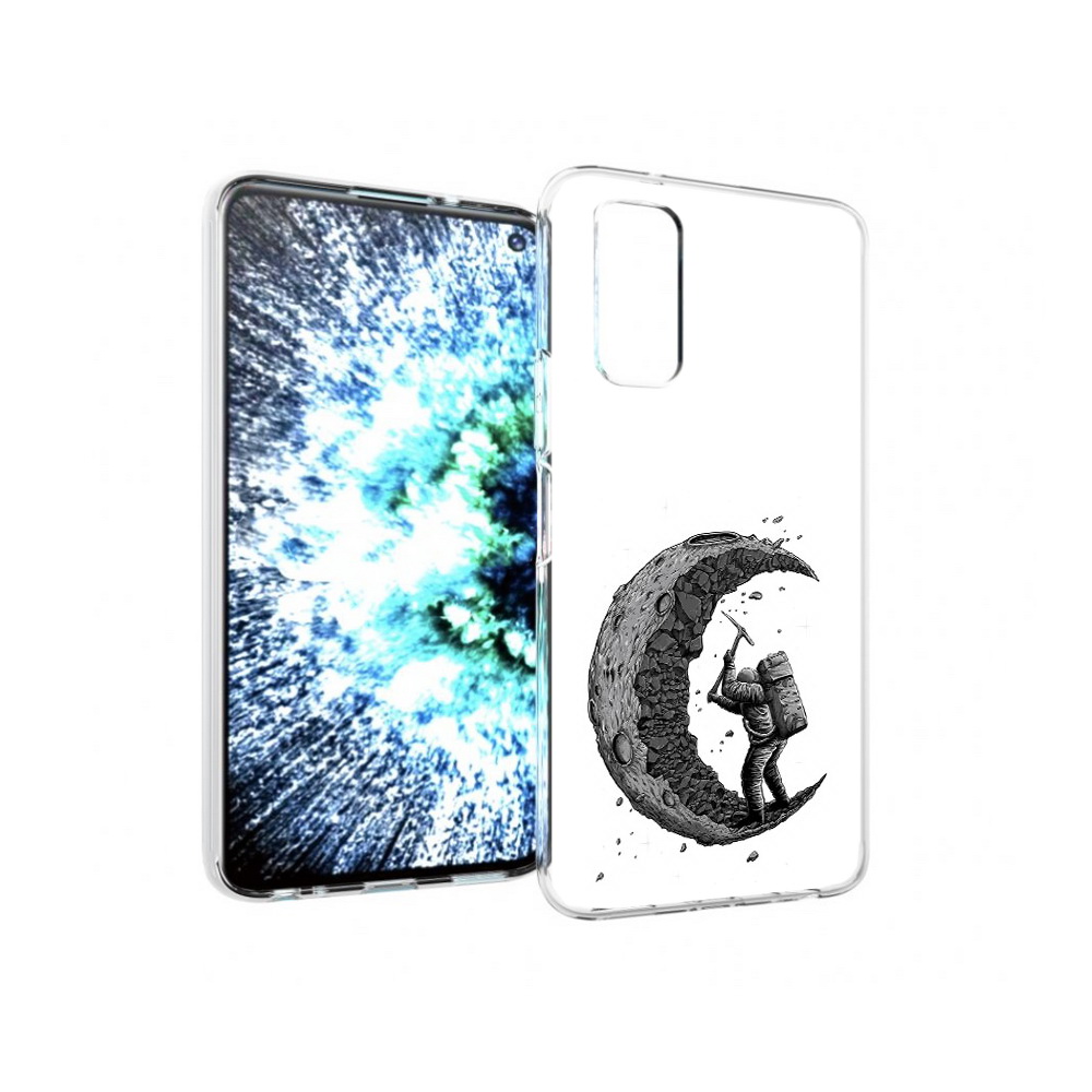 

Чехол MyPads Tocco для Vivo IQOO Neo 3 камненная луна (PT157205.400.384), Прозрачный, Tocco