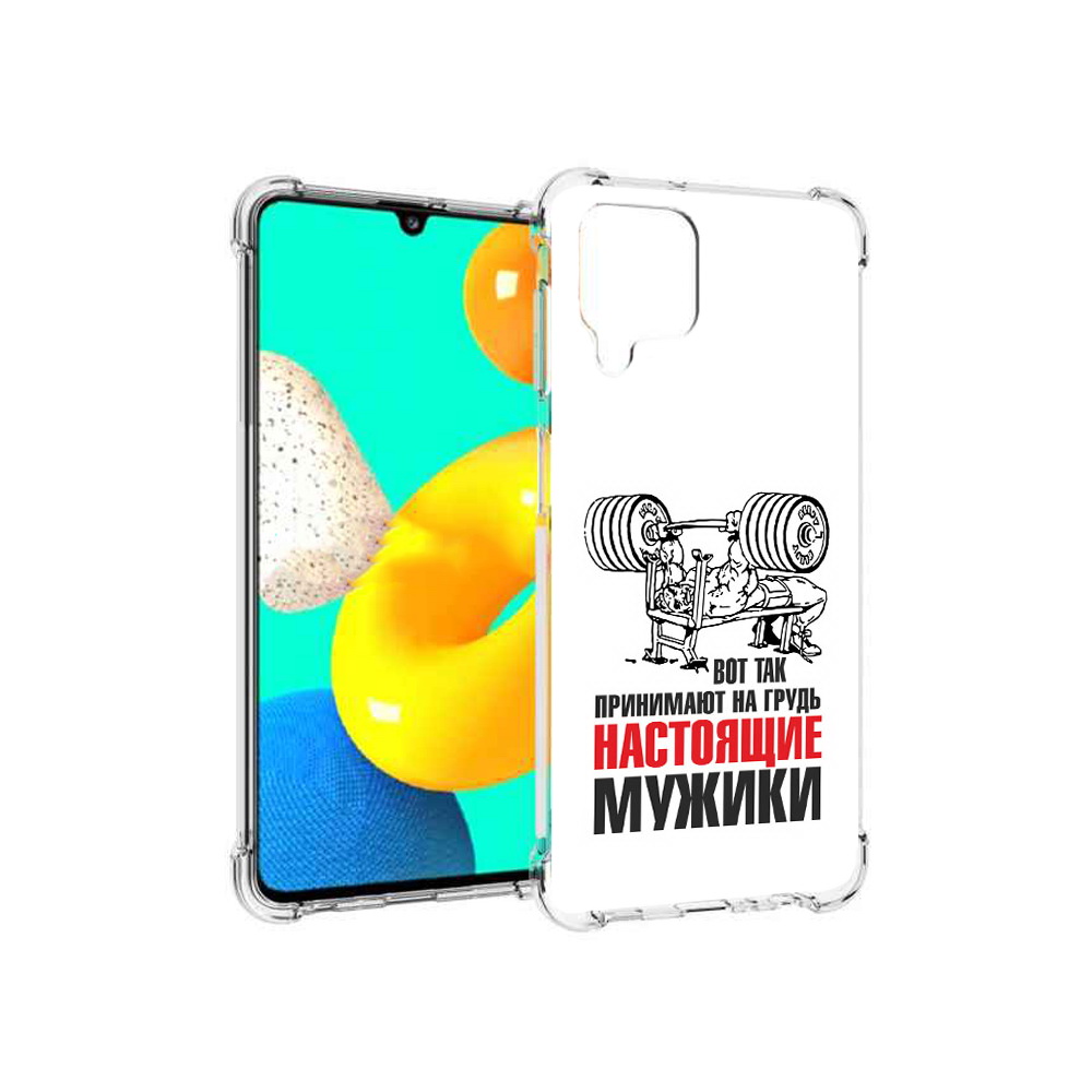 

Чехол MyPads Tocco для Samsung Galaxy M22 бодибилдинг для мужиков (PT226931.524.233), Прозрачный, Tocco