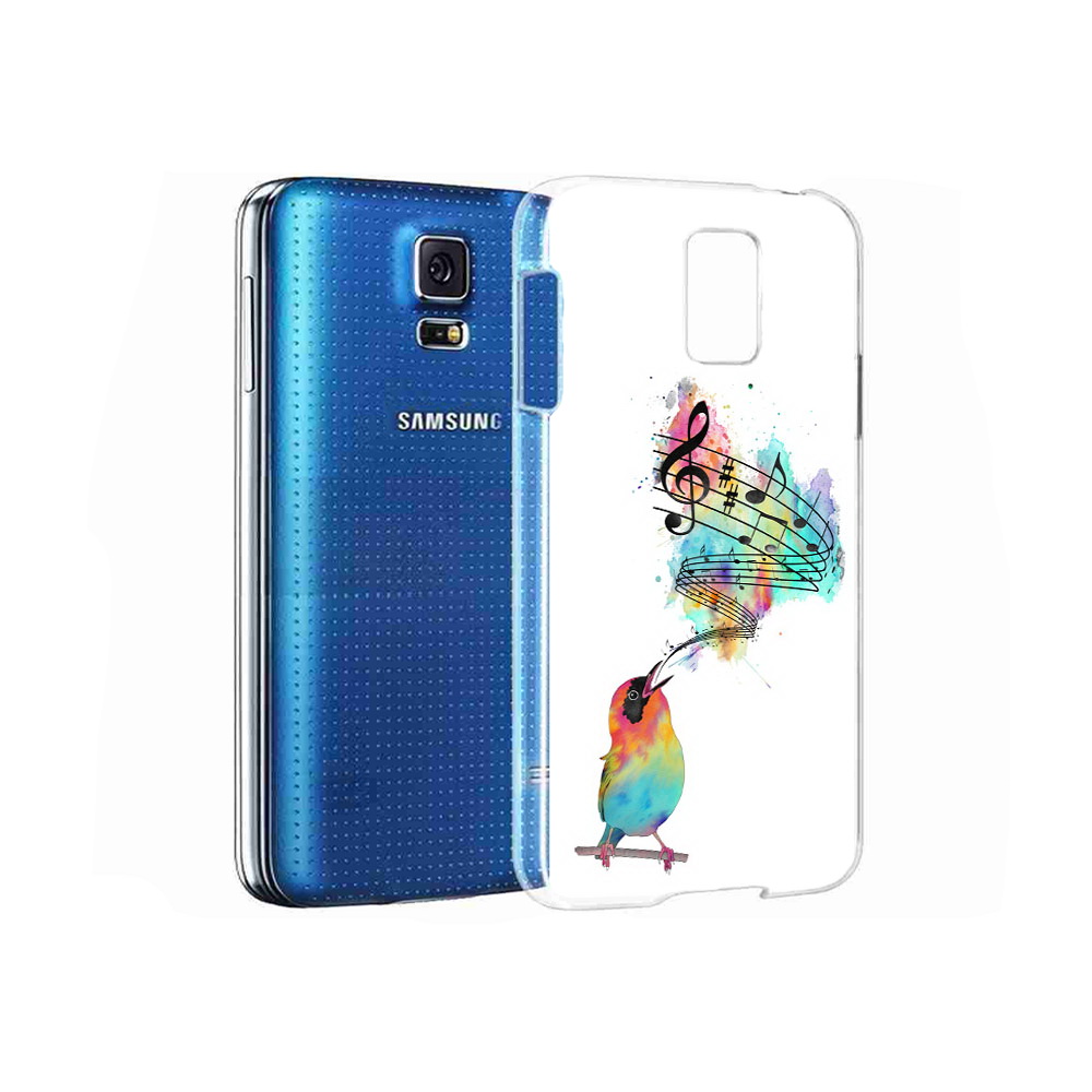 

Чехол MyPads Tocco для Samsung Galaxy S5 певчая птичка (PT12196.512.536), Прозрачный, Tocco