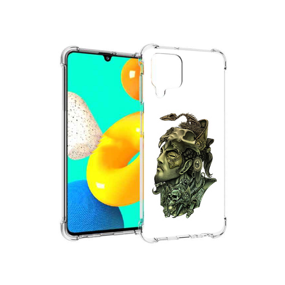 

Чехол MyPads Tocco для Samsung Galaxy M22 бронзовый воин (PT226931.524.248), Прозрачный, Tocco