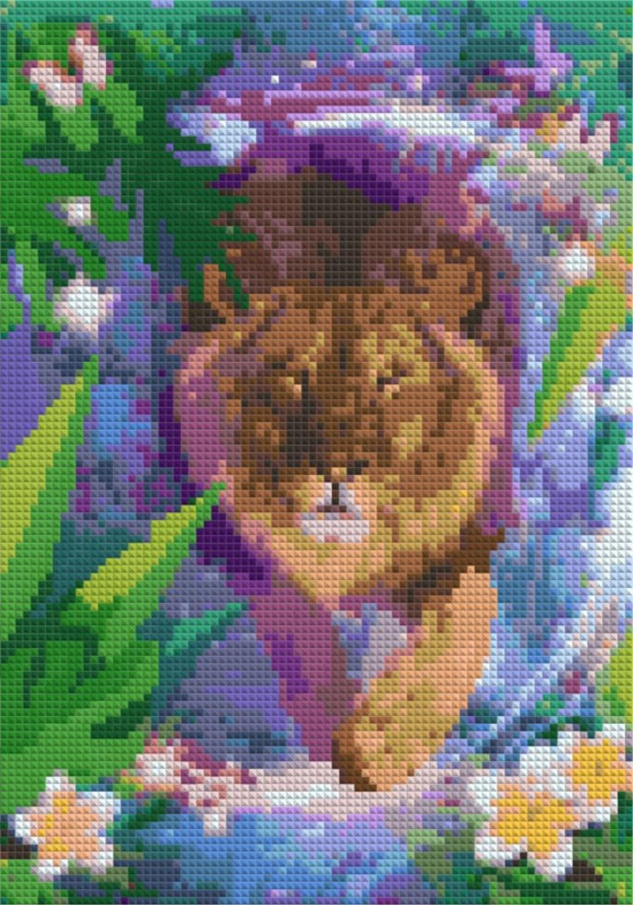 

Алмазная мозаика Lori Отважное сердце, 21x30 см, Отважное сердце