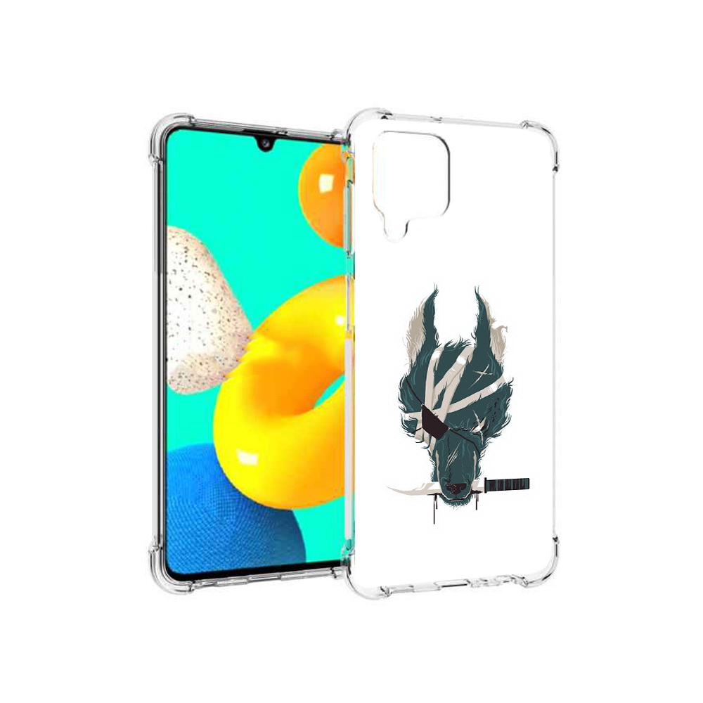 

Чехол MyPads Tocco для Samsung Galaxy M22 волк-разбойник (PT226931.524.271), Прозрачный, Tocco