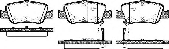 

Тормозные колодки Remsa задние дисковые для Toyota Auris, Corolla 1.4d-4d 135602