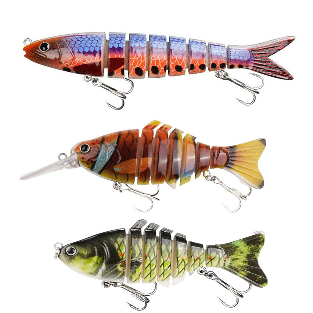 Набор воблер SHatalin искусственная многосегментная приманка 3 шт. разноцветный