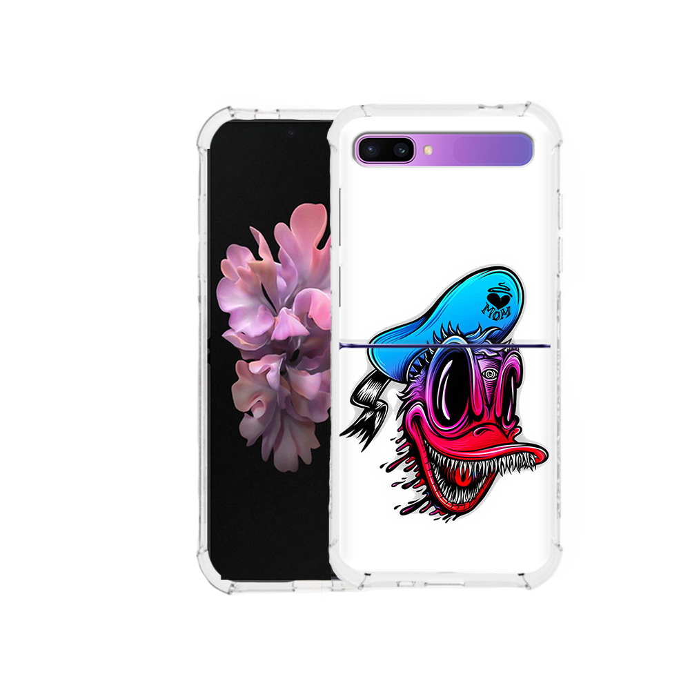 

Чехол MyPads Tocco для Samsung Galaxy Z Flip Дональд (PT226935.587.71), Прозрачный, Tocco