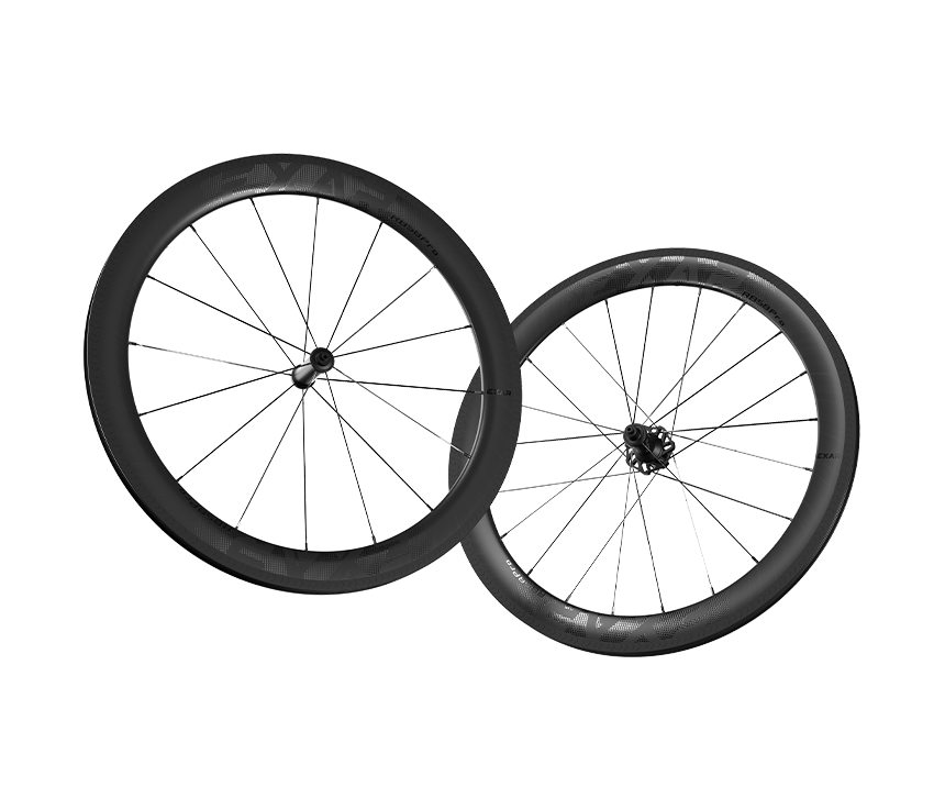 Карбоновая пара колес Magene EXAR DB45 PRO, 700C, высота профиля колес 45 мм