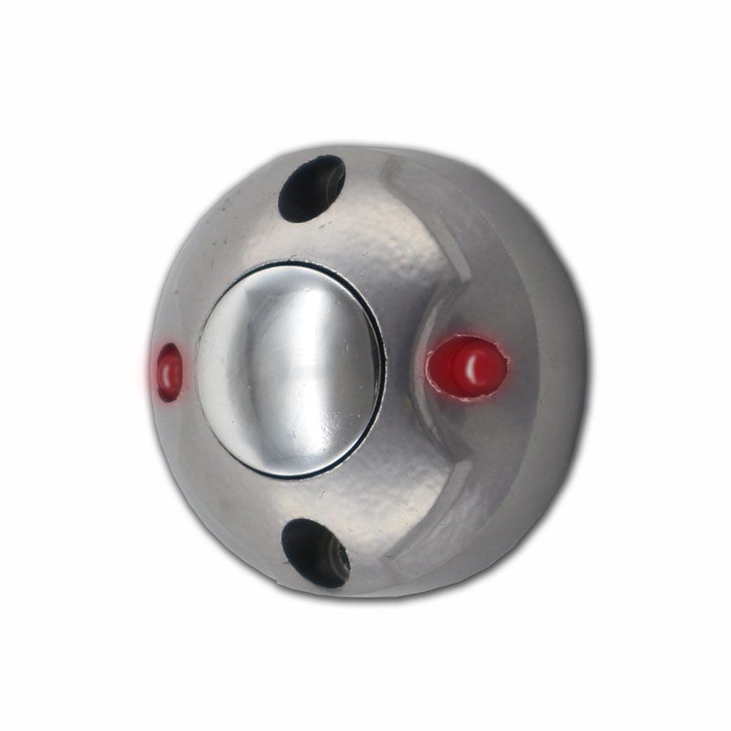 Кнопка выхода Олевс PUSHка (никель) накладная, с индикацией, металлическая, уличная колпак поливент для изолированного выхода d160 зеленый