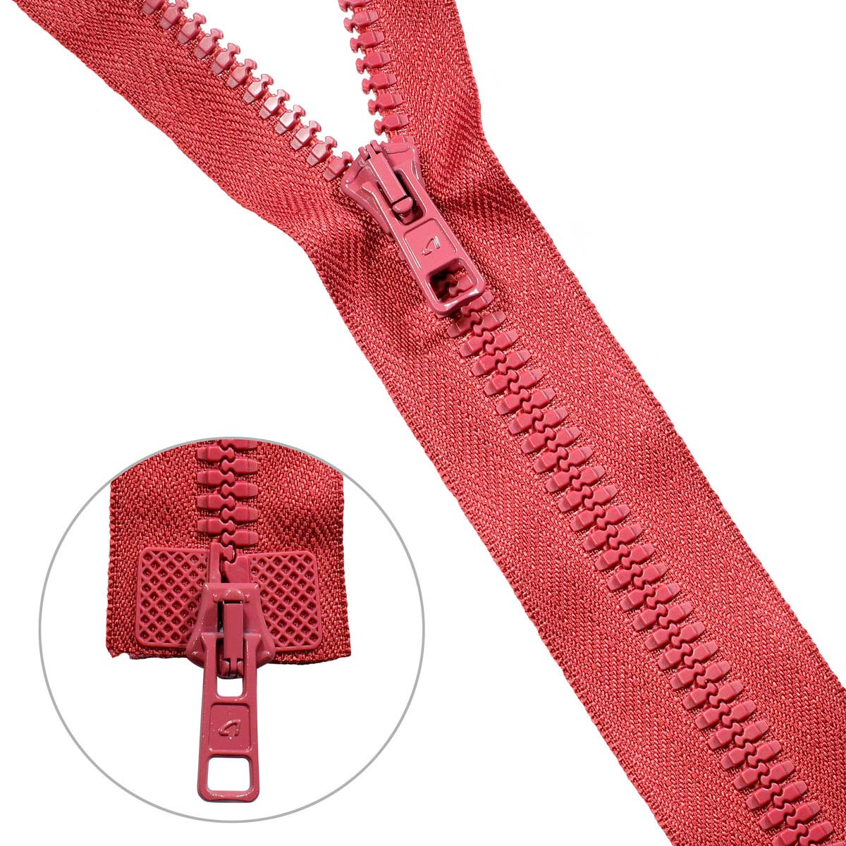 

Молния "трактор" тип10 (6мм) 2 замка, 110см, Arta-F (025 старая роза), 5 шт