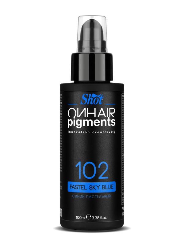 Пигмент прямого действия SHOT ON HAIR PIGMENTS 102 синий пастельный 100 мл пигмент прямого действия shot on hair pigments 104 аквамариновый пастельный 100 мл