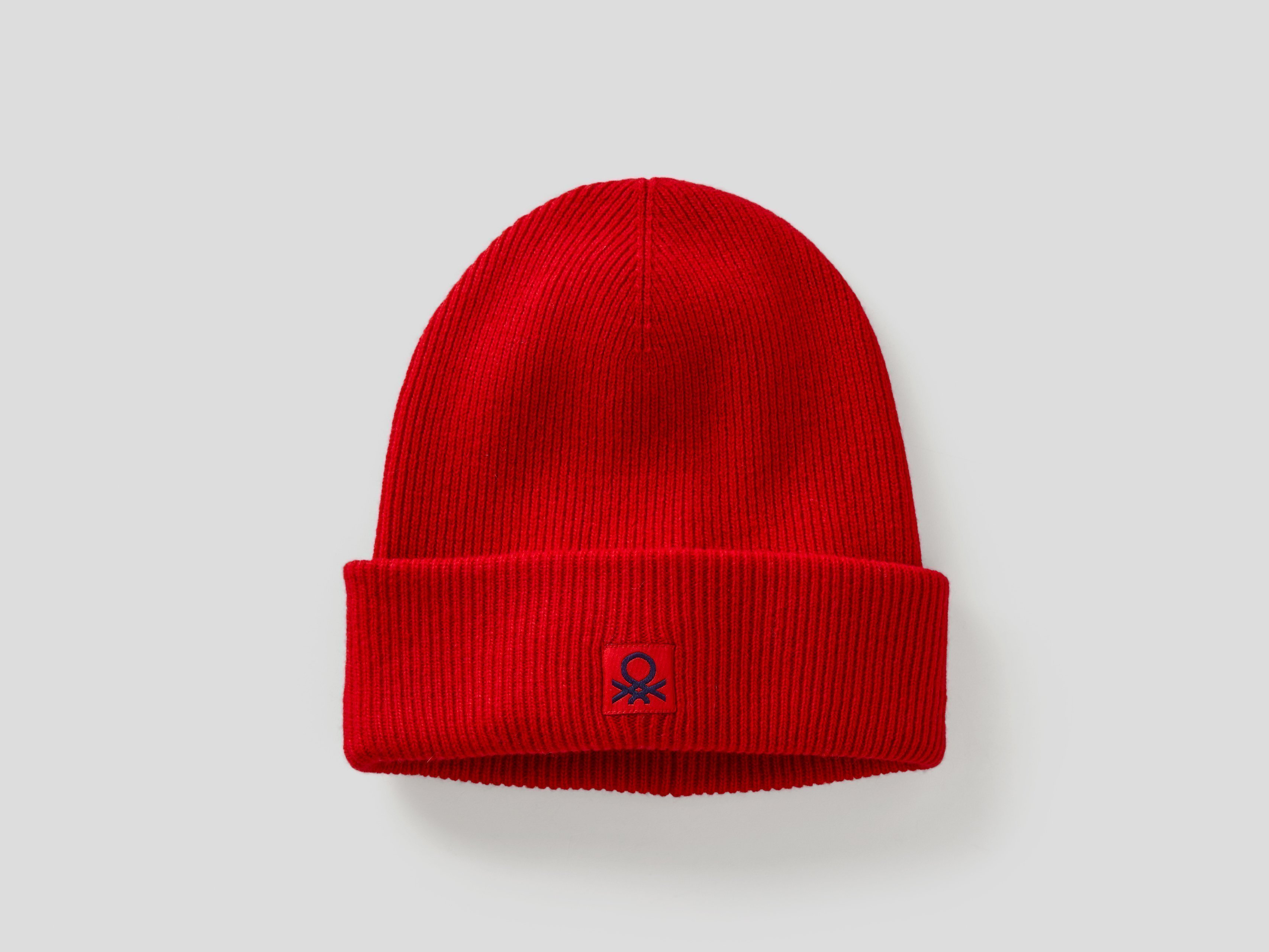 фото Шапка для мальчиков benetton цв. красный р.116 united colors of benetton