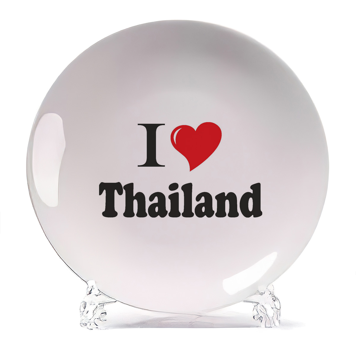 фото Тарелка coolpodarok путешествия i love thailand