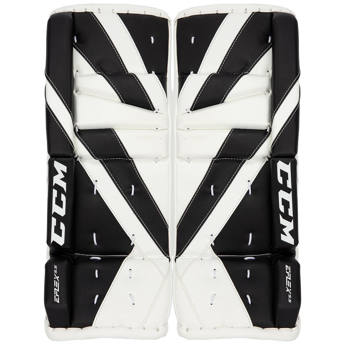 фото Ссм щитки вратаря gp eflex 5.5 goalie pads yt wh/wh/bk/bk, 24 ccm