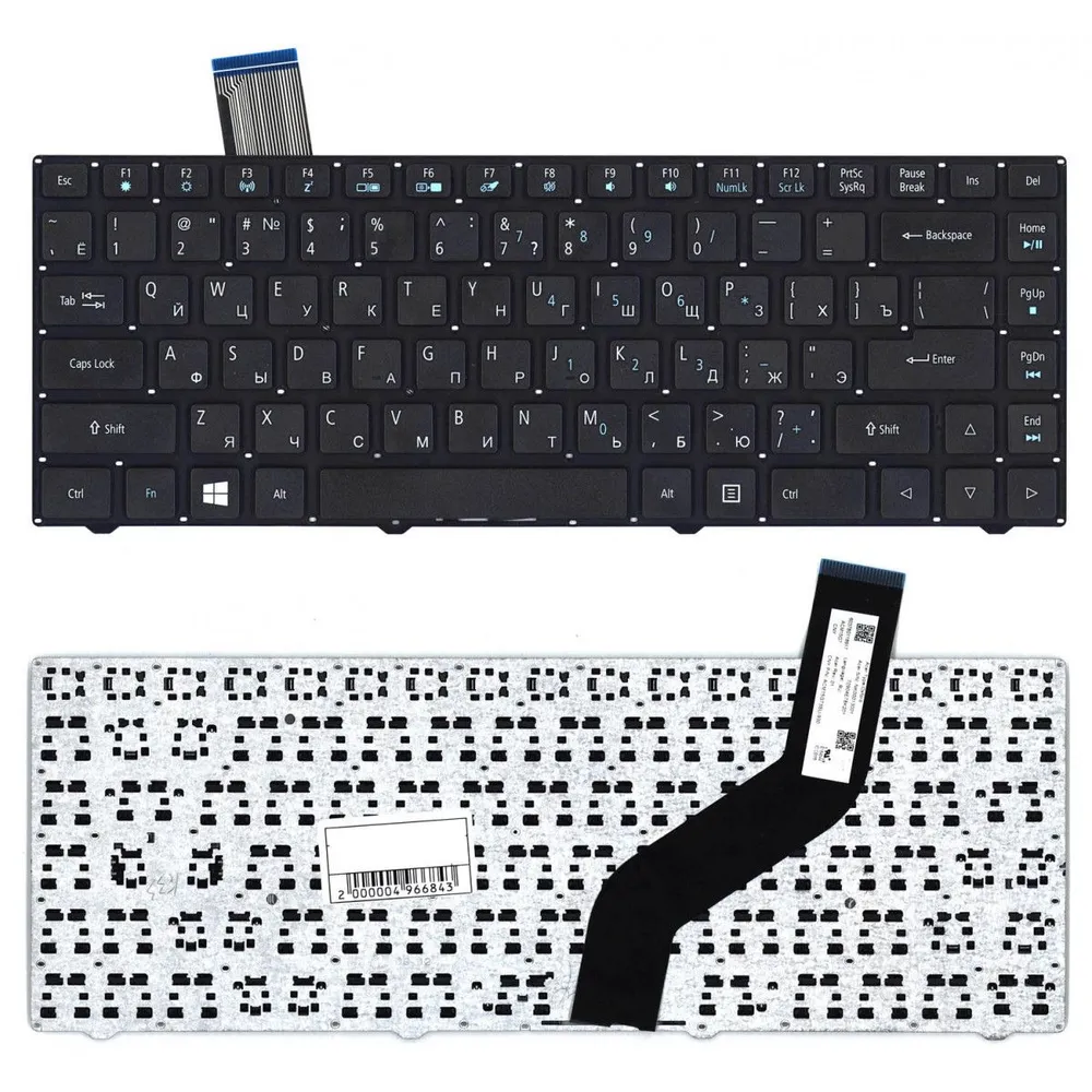 

Клавиатура для Acer Aspire One Cloudbook 14 AO1-431 Series, черная