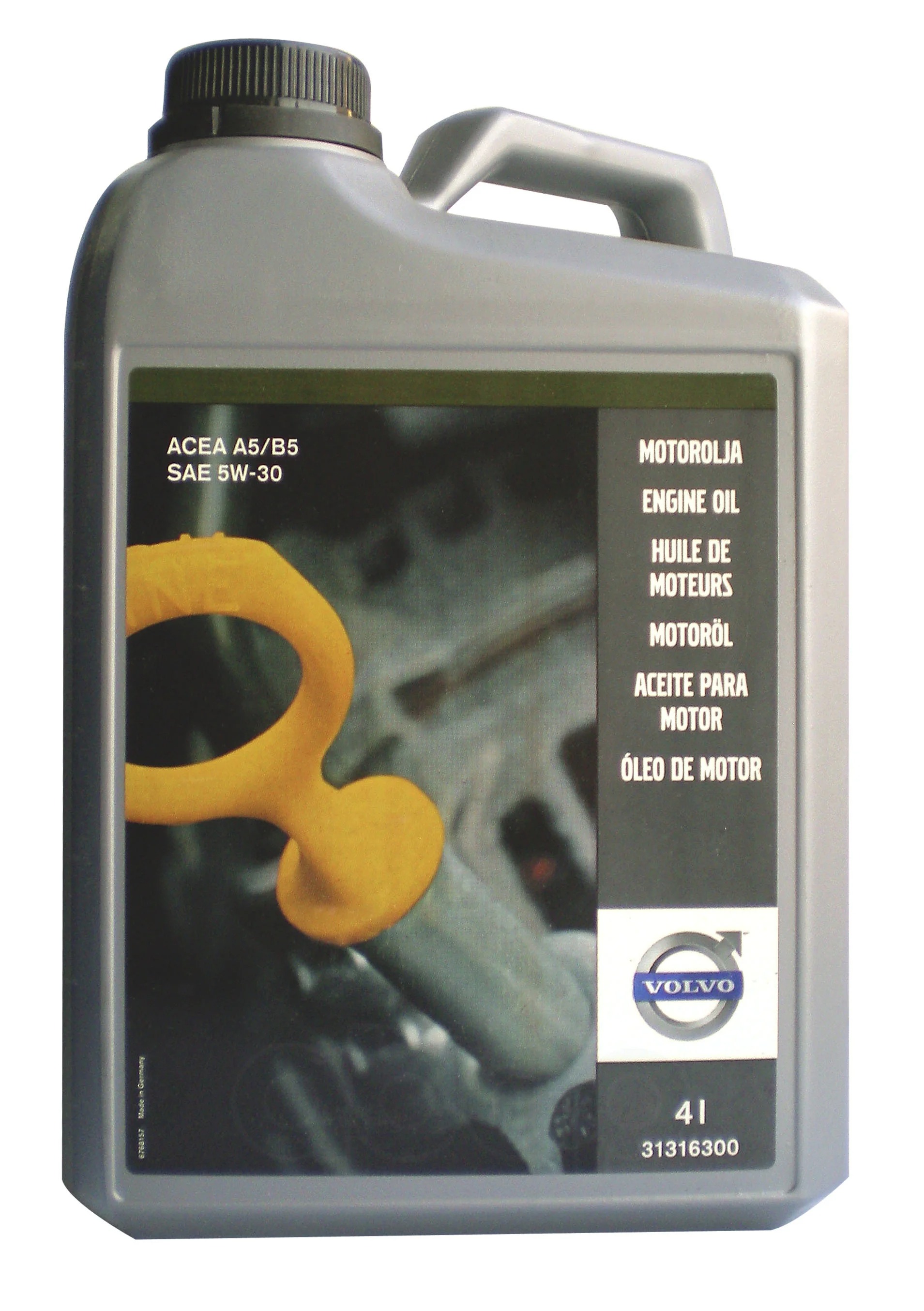 

Масло моторное VOLVO Motoroel A5/B5 5W-30 синтетическое 4 л 31 316 300